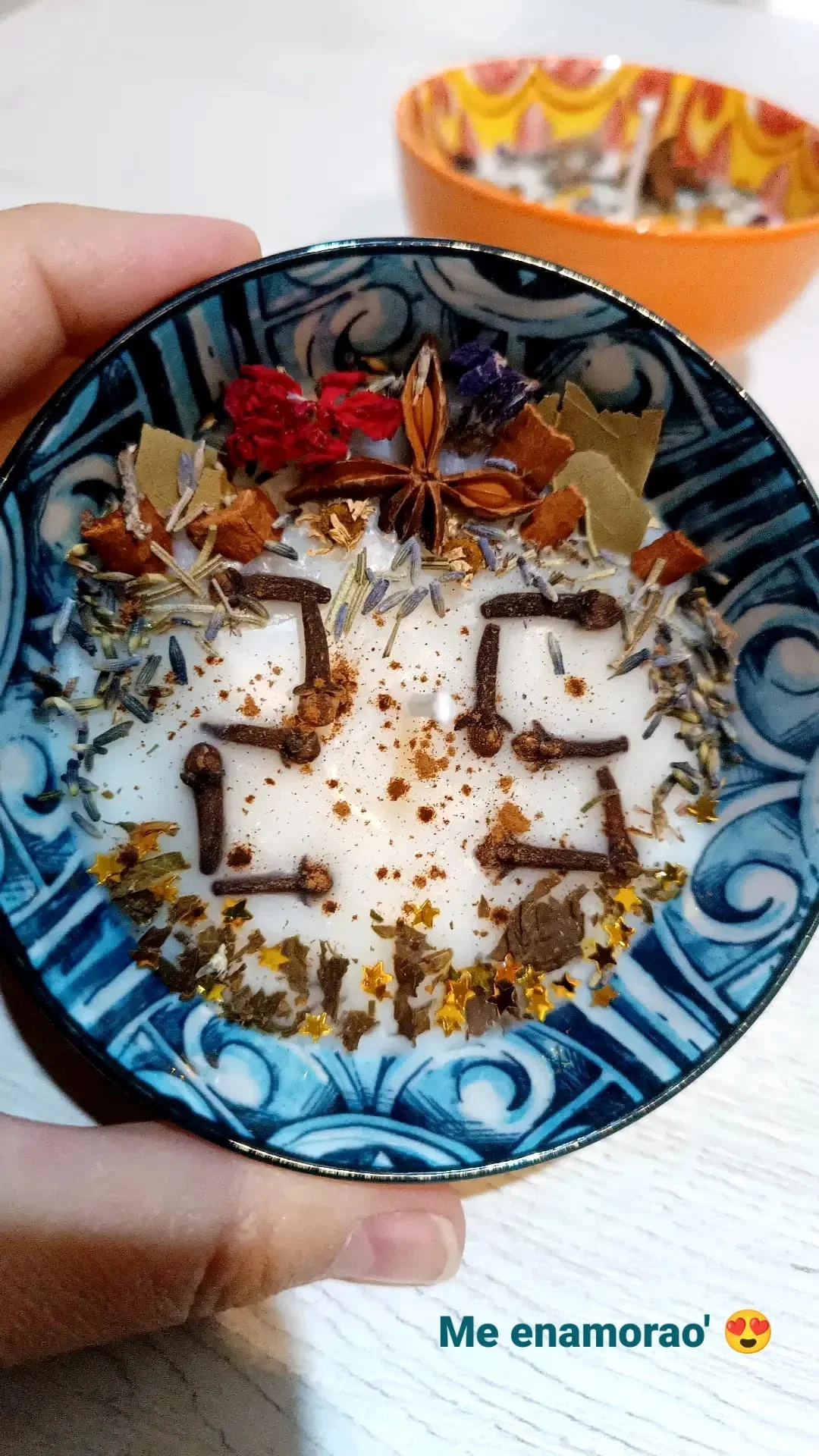 Vela Floral Artesanal